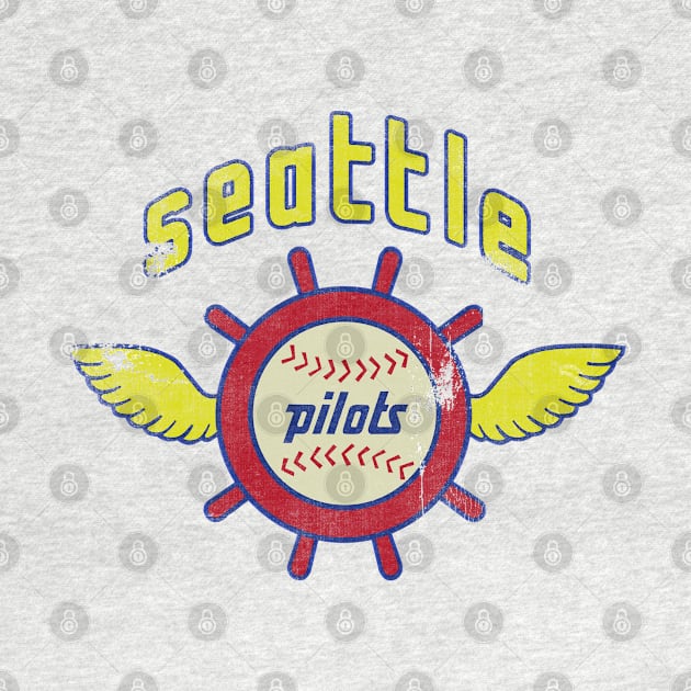 SEATTLE PILOTS BASEBALL VINTAGE by totalty-80s